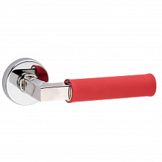 Дверная ручка на розетке Bau 137L/232 F04 Rosso Fimet