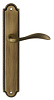 Дверная ручка на планке Extreza FLEXA-PL03-F03 (FLEXA 335) матовая бронза