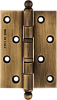 Петля дверная универсальная Extreza 5110 102x76x3 мм матовая бронза F03