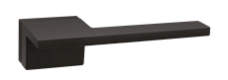 Дверная ручка Extreza Hi-Tech Mirano 138 на розетке R25 черный матовый F22
