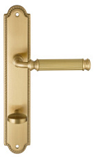 Дверная ручка на планке Extreza BENITO-PL03-WC-96-F07 (BENITO 307) матовая латунь глянец