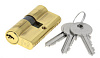 Цилиндровый механизм Extreza AS-70 30x40 мм, ключ-ключ, полированная латунь F01