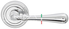 Дверная ручка Extreza "EVA" (Эва) 319 на розетке R03 полированный хром F04
