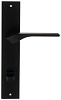 Дверная ручка на планке Extreza AURA-PL11-WC-F22 (AURA 134) черный матовый