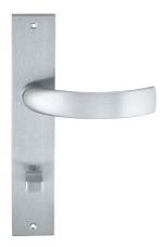Дверная ручка на планке Extreza CASCATA-PL11-WC-96-F05 (CASCATA 140) матовый хром