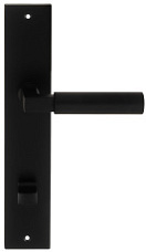Дверная ручка на планке под фиксатор Extreza STEM-PL11-WC-96-F22 (STEM 135) черный