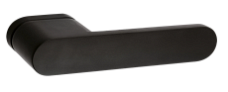 Дверная ручка Extreza Hi-Tech TESEO 139 на розетке R22 черный матовый F22