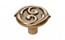 Мебельная ручка-кнопка WPO.634Y.031.M00D1 бронза античная "Флоренция"