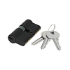 Цилиндровый механизм Extreza AS-80 30x50 мм, (25х10х45) ключ-ключ, черный матовый F22