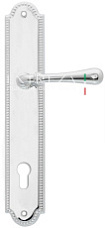 Дверная ручка Extreza "EVA" (Эва) 319 на планке PL03 CYL полированный хром F04