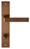 Дверная ручка на планке Extreza ENZO-PL13-WC-96-F09-PVD (ENZO 117) медь PVD