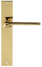Дверная ручка на планке Extreza ERICA-PL13-F06-PVD (ERICA 119) полированная латунь PVD