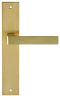 Дверная ручка на планке Extreza ENZO-PL13-PVD-F08 (ENZO 117) матовая латунь PVD
