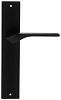 Дверная ручка на планке Extreza AURA-PL11-F22 (AURA 134) черный матовый