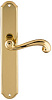 Дверная ручка на планке Extreza BERTA-PL01-F01 (BERTA 312) полированная латунь