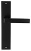Дверная ручка на планке Extreza ENZO-PL11-F22 (ENZO 117) черный матовый