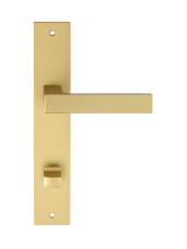 Дверная ручка на планке Extreza ENZO-PL13-WC96-F02 (ENZO 117) матовая латунь