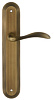 Дверная ручка на планке Extreza FLEXA-PL05-F03 (FLEXA 335) матовая бронза