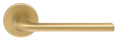 Дверная ручка на розетке Hi-tech SLIM "TERNI" 320 R12 F02 Extreza