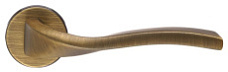 Дверная ручка на розетке Hi-Tech Slim "PERLA" 114 R12 F03 Extreza