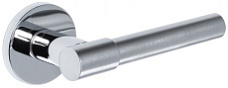 Дверная ручка на розетке Hi-tech Slim "NUVO" 125 R16 F04 Extreza